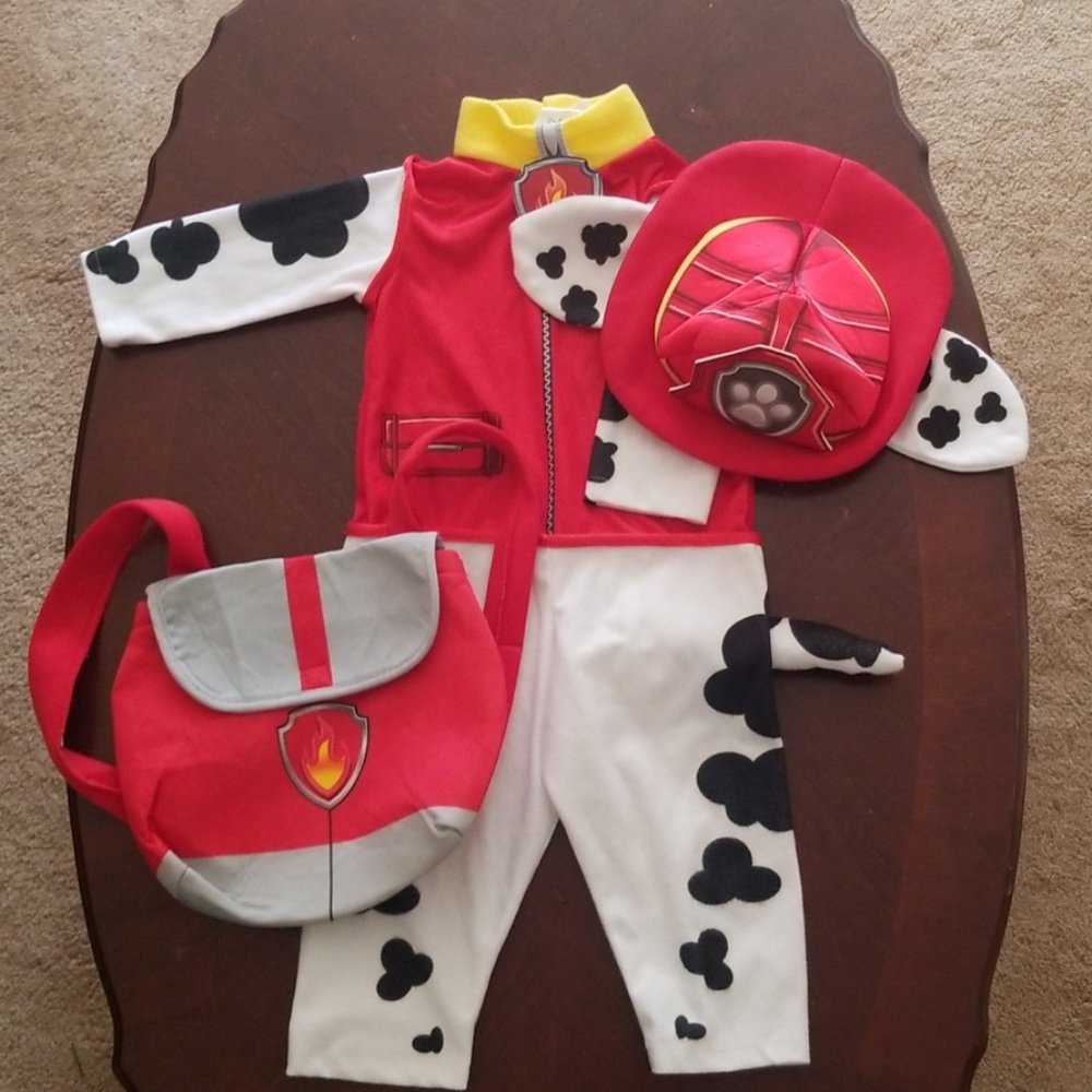 Paw Patrol Mashall Costume 2T-3T